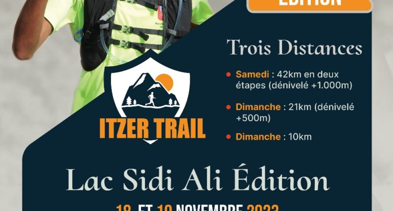 La 5ème édition d'Itzer Trail, la course 100% solidaire, se tiendra les 18 et 19 novembre 2023 à Itzer, au Lac Sidi Ali, au cœur du Moyen Atlas.