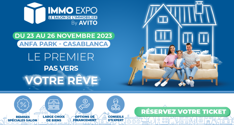 Immo Expo by Avito : le rendez-vous incontournable pour les personnes intéressées par l'immobilier au Maroc.