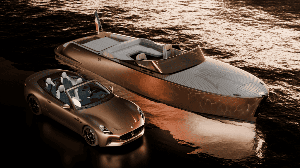 Découvrez la nouvelle ère électrique de Maserati avec le Folgore Day. Admirez les Maserati GranTurismo Folgore, Grecale Folgore, GranCabrio Folgore et MC20 Folgore. Explorez le programme de personnalisation Fuoriserie et le bateau à moteur électrique TRIDENTE. Vivez l'expérience Maserati avec Damiano David dans la campagne publicitaire "Ça vous excite".