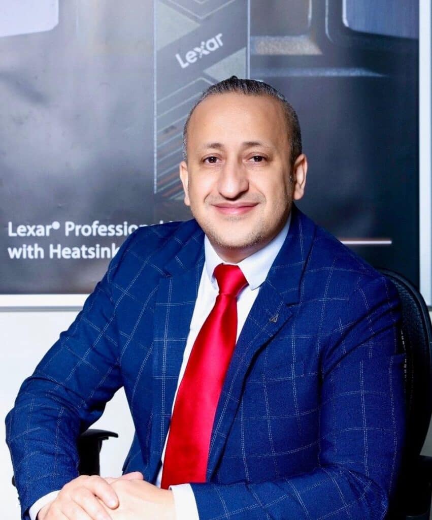 Faysal Oubida Directeur général pour la zone Moyen-Orient, Afrique, CEI et Inde de LEXAR