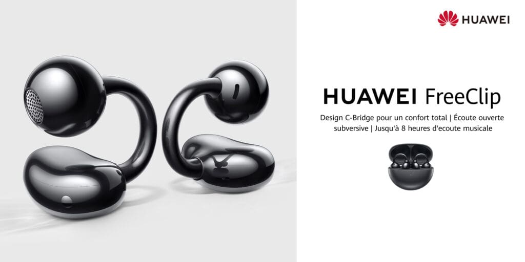  Découvrez les écouteurs innovants FreeClip de Huawei, conçus pour une expérience audio immersive tout en restant conscient de votre environnement. Dotés d'un design confortable à oreilles ouvertes, d'une longue durée de vie de la batterie et d'une qualité d'appel claire, les écouteurs FreeClip sont parfaits pour une utilisation quotidienne